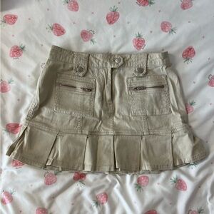 Y2K Pleated Mini Skirt